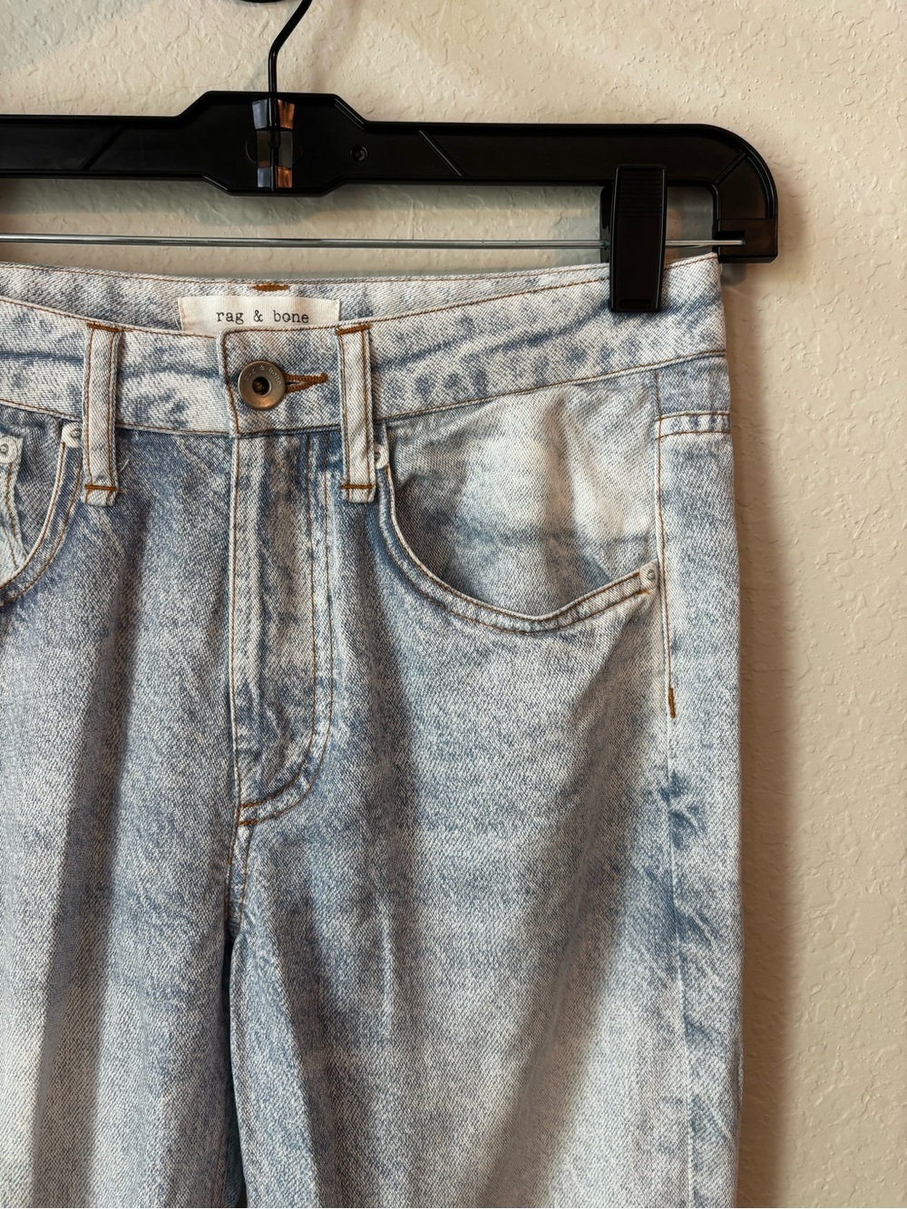 Rag & Bone Rosa Liquid Miramar Pant Luna 100% Tencel Denim Print Sweatpant Jean - Picture 6 of 11